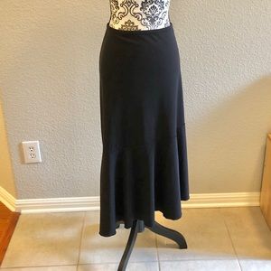 Black Lane Bryant Asymmetrical Skirt